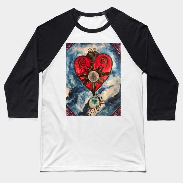 My Heart's in the Music Baseball T-Shirt by Mandiehatter